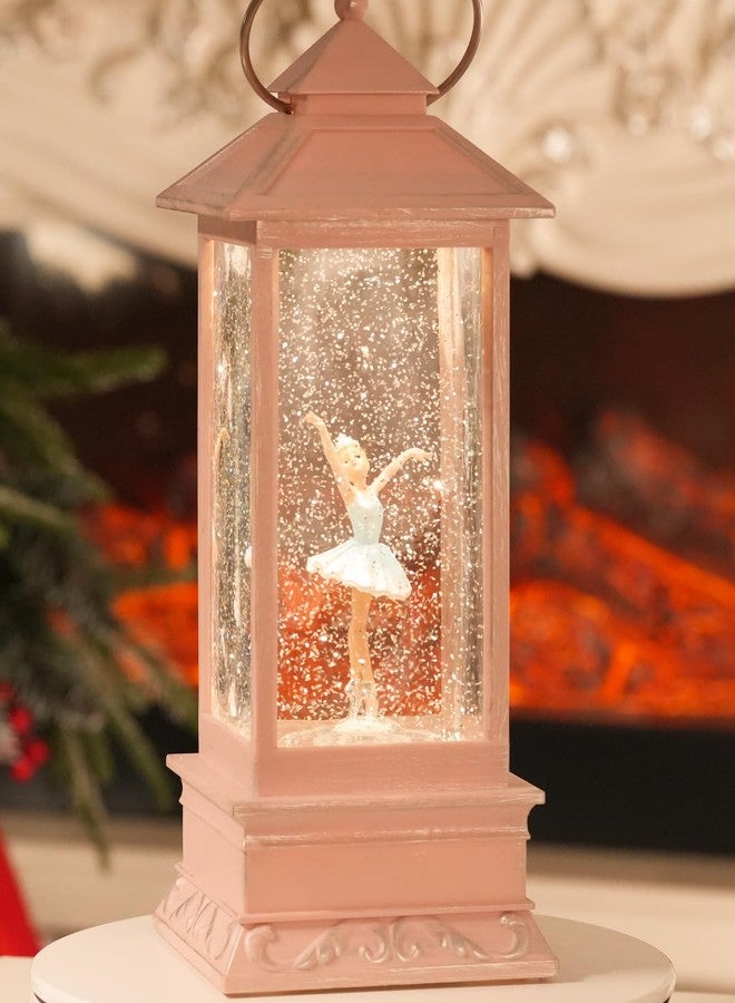 PEATOP كرات ثلجية لعيد الميلاد مقاس 11 بوصة، هدية مثالية للفتيات راقصات الباليه، كرة ثلجية موسيقية على شكل راقصة باليه، زينة عيد الميلاد، إضاءة، مؤقت 6 ساعات، صندوق موسيقي لامع، ديكور منزلي احتفالي - Image 4